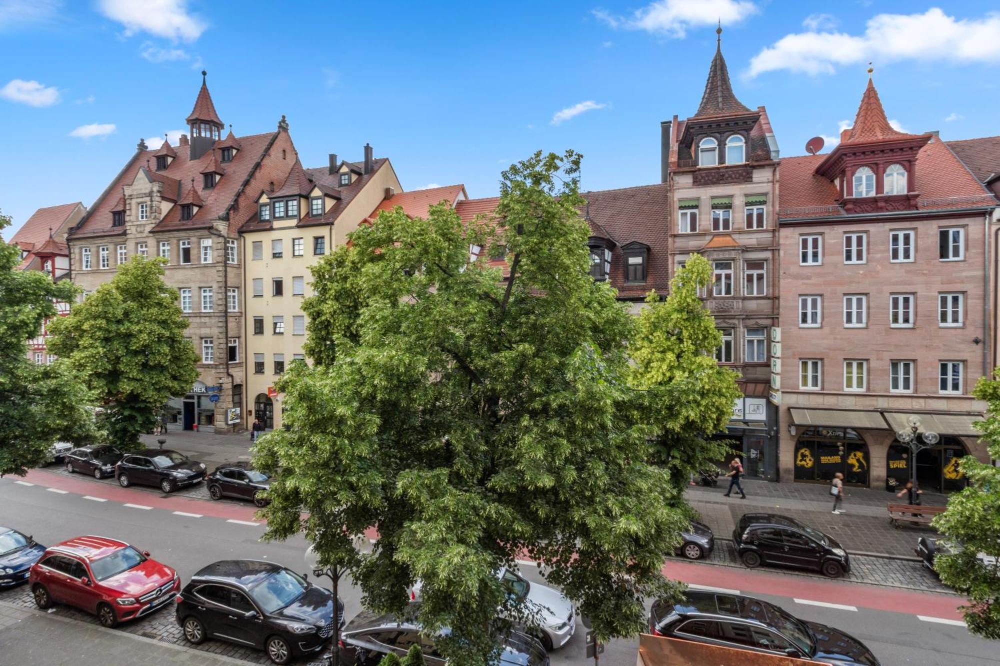 Altstadt - Exklusive 3-Zi-Wohnung Mit 90 Qm Und Grossem Balkon Norimberga Esterno foto